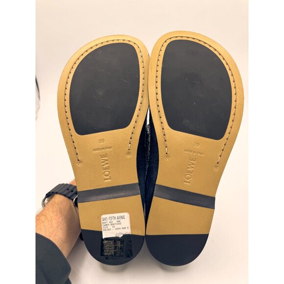 Loewe Campo Boat Shoes in Washed Denim Blue - Picture 10 of 12